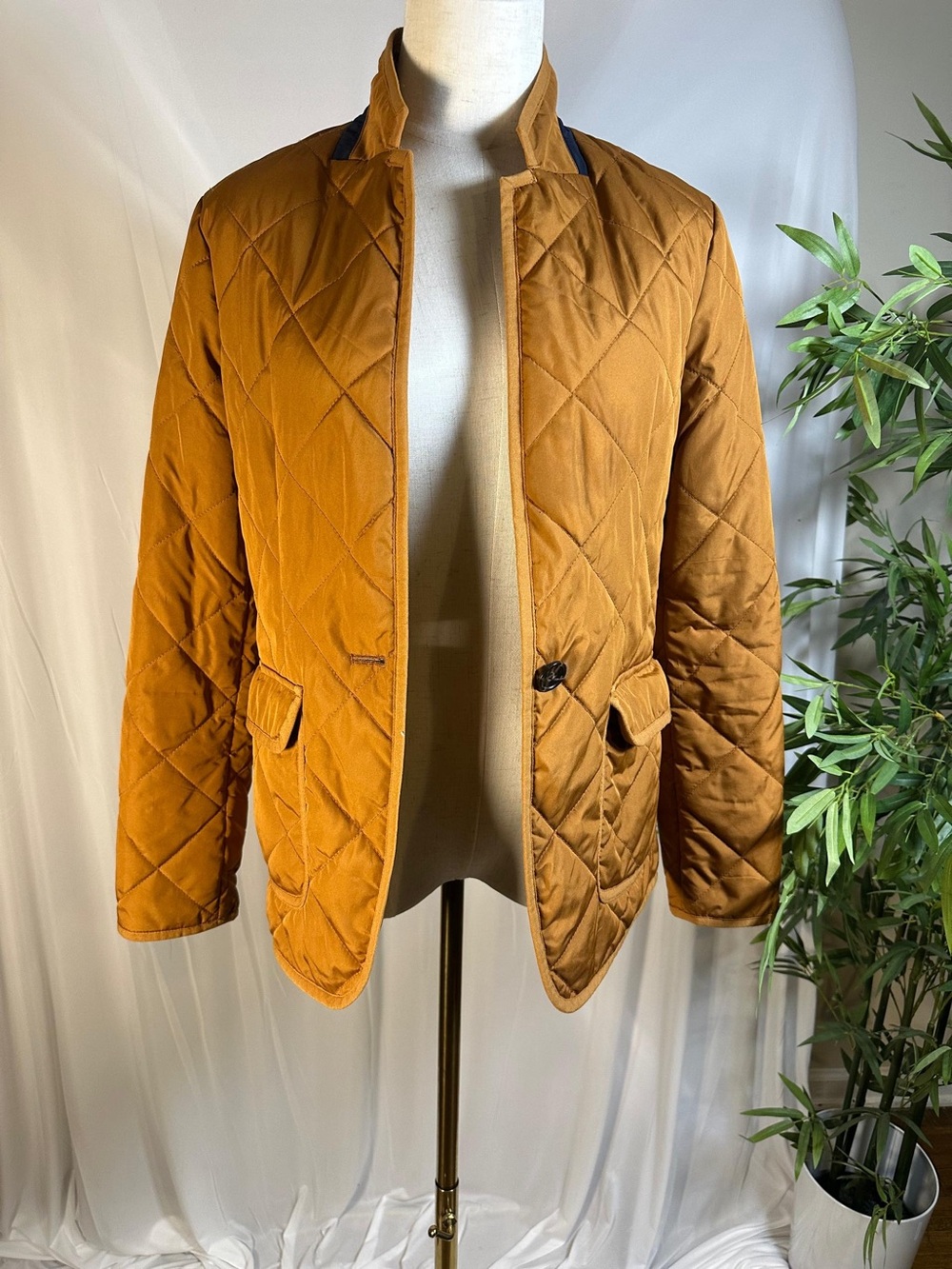 ❤️🔥 J.Crew Signature Puffer Camel Quilted PrimaLoft Jacket